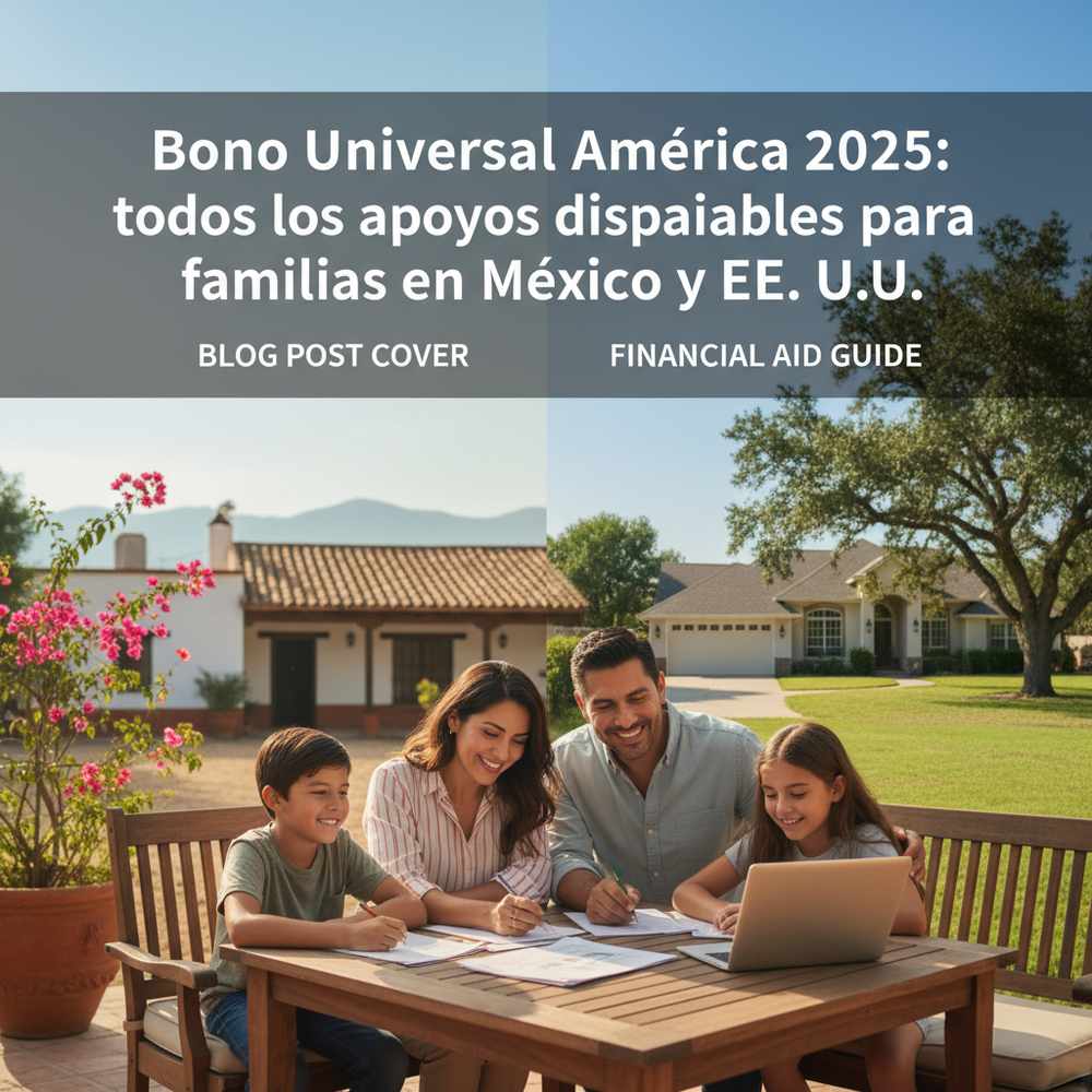 Bono Universal América 2025: todos los apoyos disponibles para familias en México y EE. UU.