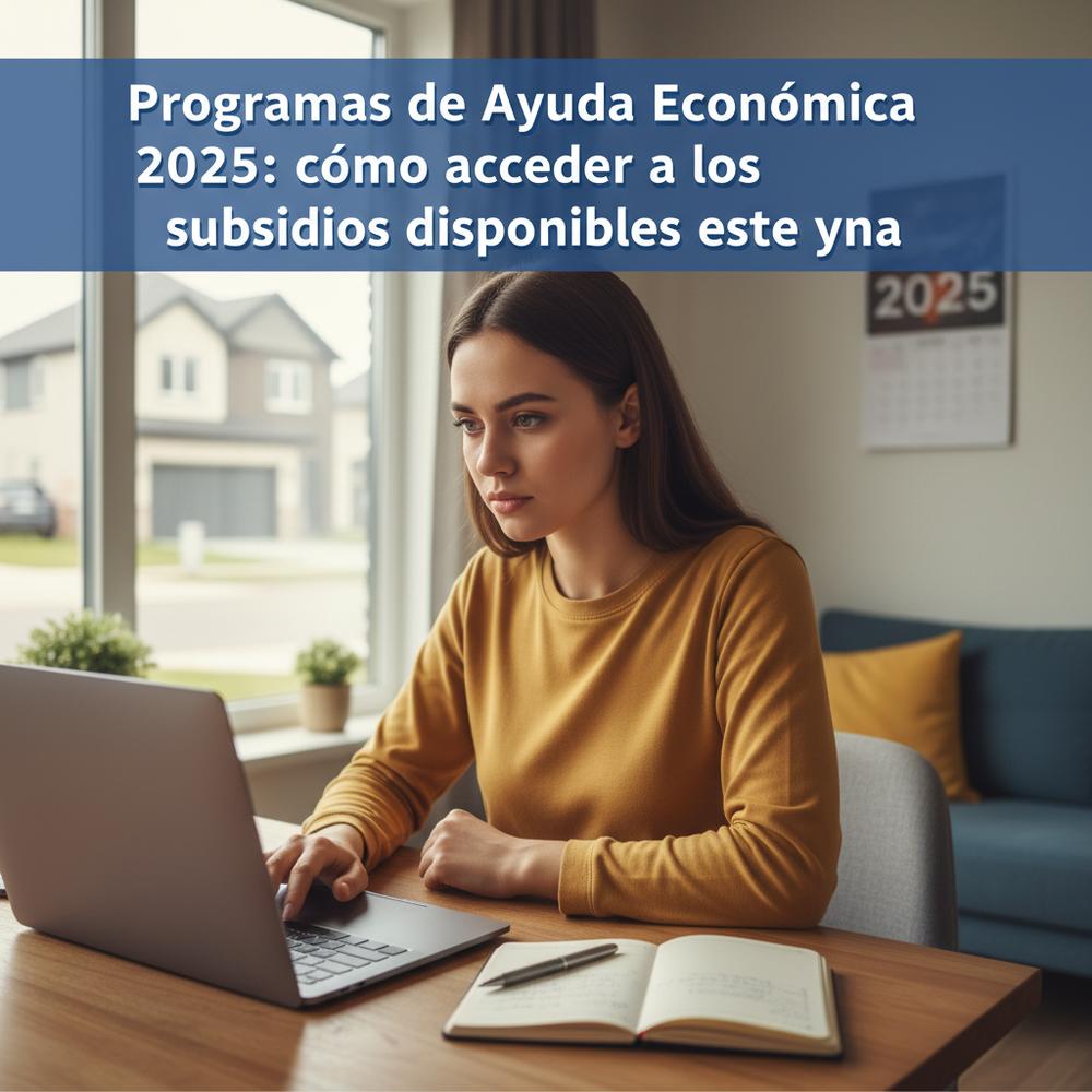 Programas de Ayuda Económica 2025: cómo acceder a los subsidios disponibles este año
